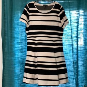 Forever 21+ black and white striped dress